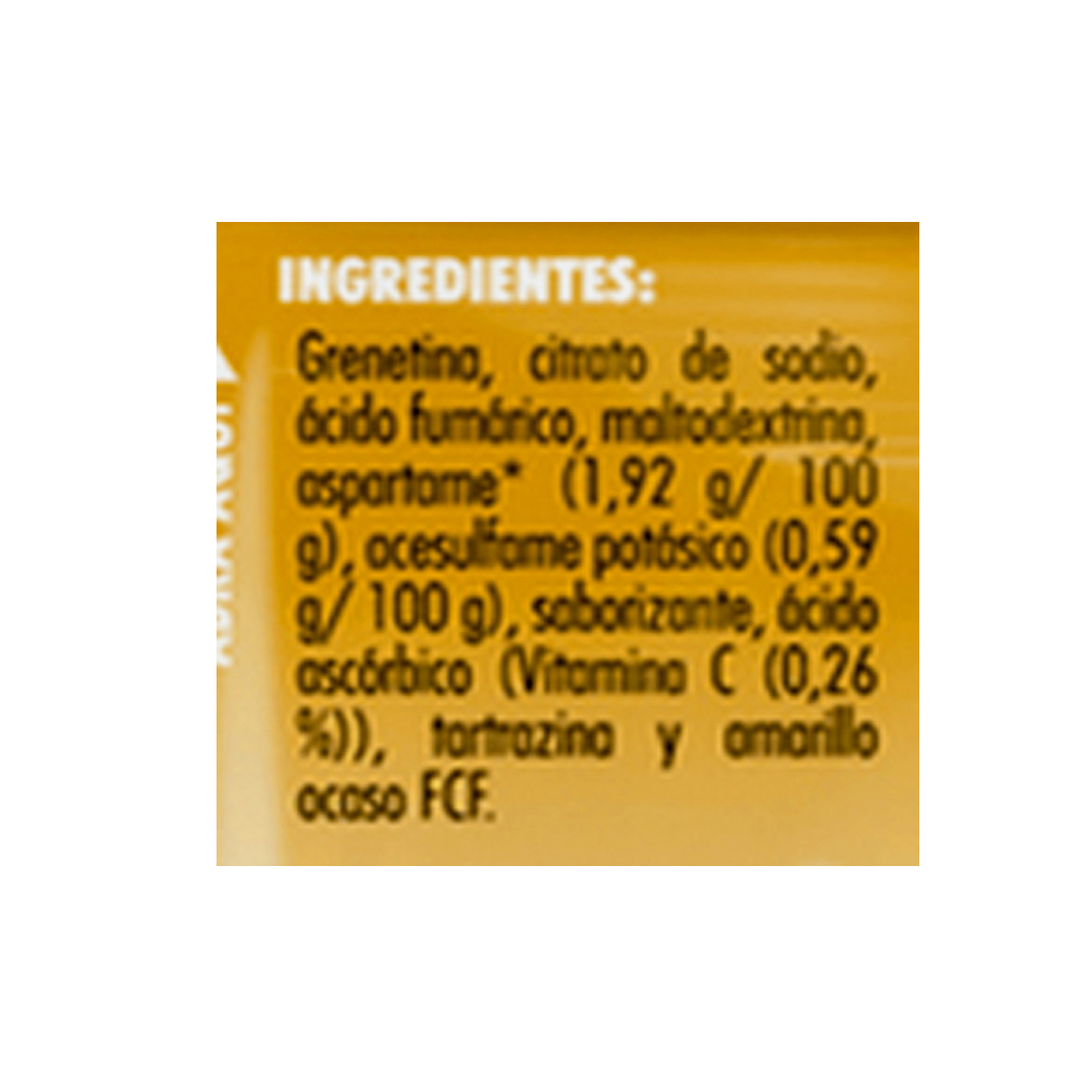 Gelatina sin azúcar fortificada con vitamina C sabor a piña Jell-O (25 g) - Miniatura 4