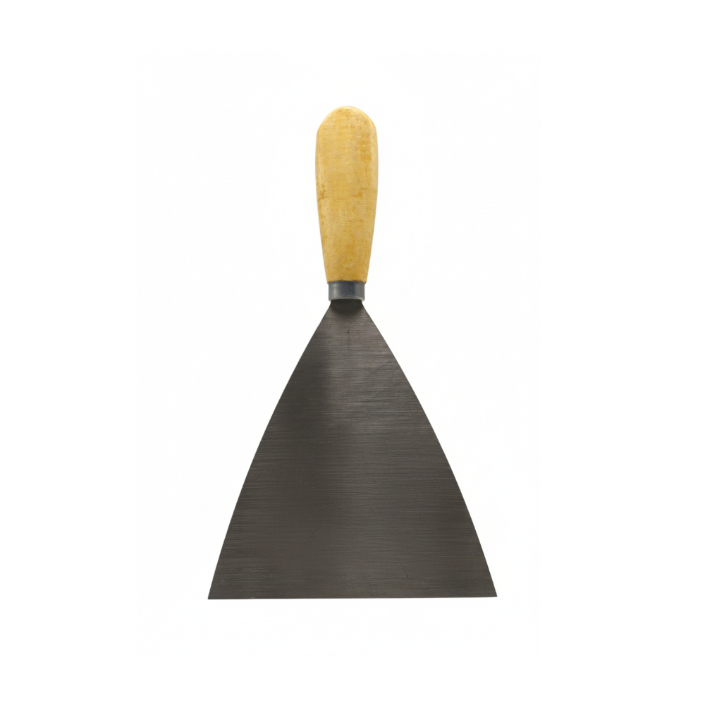 Espátula profesional 5¨ de acero inoxidable con mango de madera Max Motor - Miniatura 4