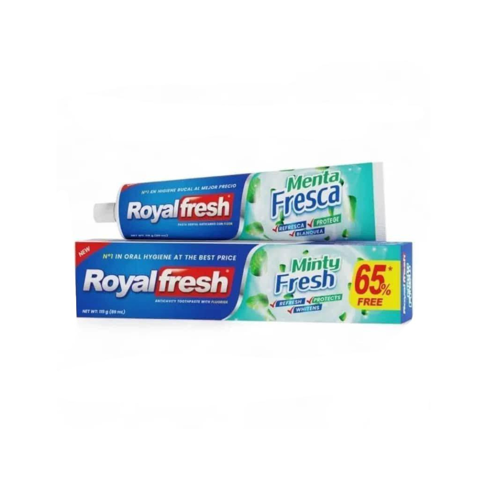 Meat Toothpaste Royalfresh Minty Fresh anticavity toothpaste with fluoride (115 g / 4. ...