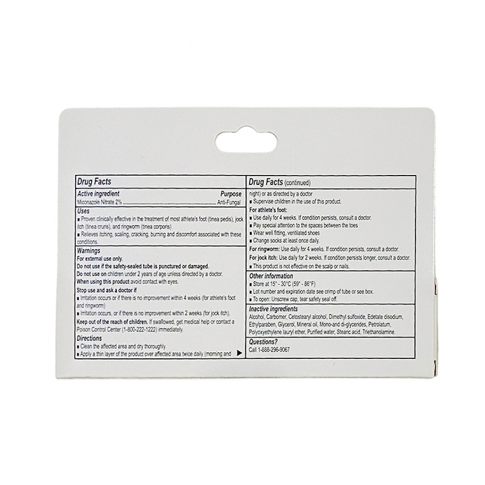 Nitrato de miconazol 2% Rugby (28.35 g / 1 oz) - Miniatura 3