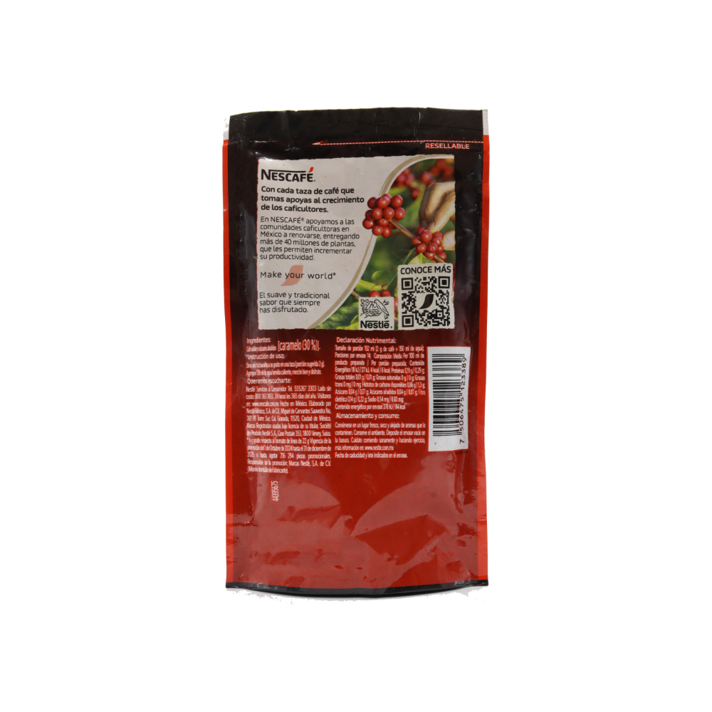 Café soluble mezclado con caramelo Nescafé Dolca (28 g) - Miniatura 3