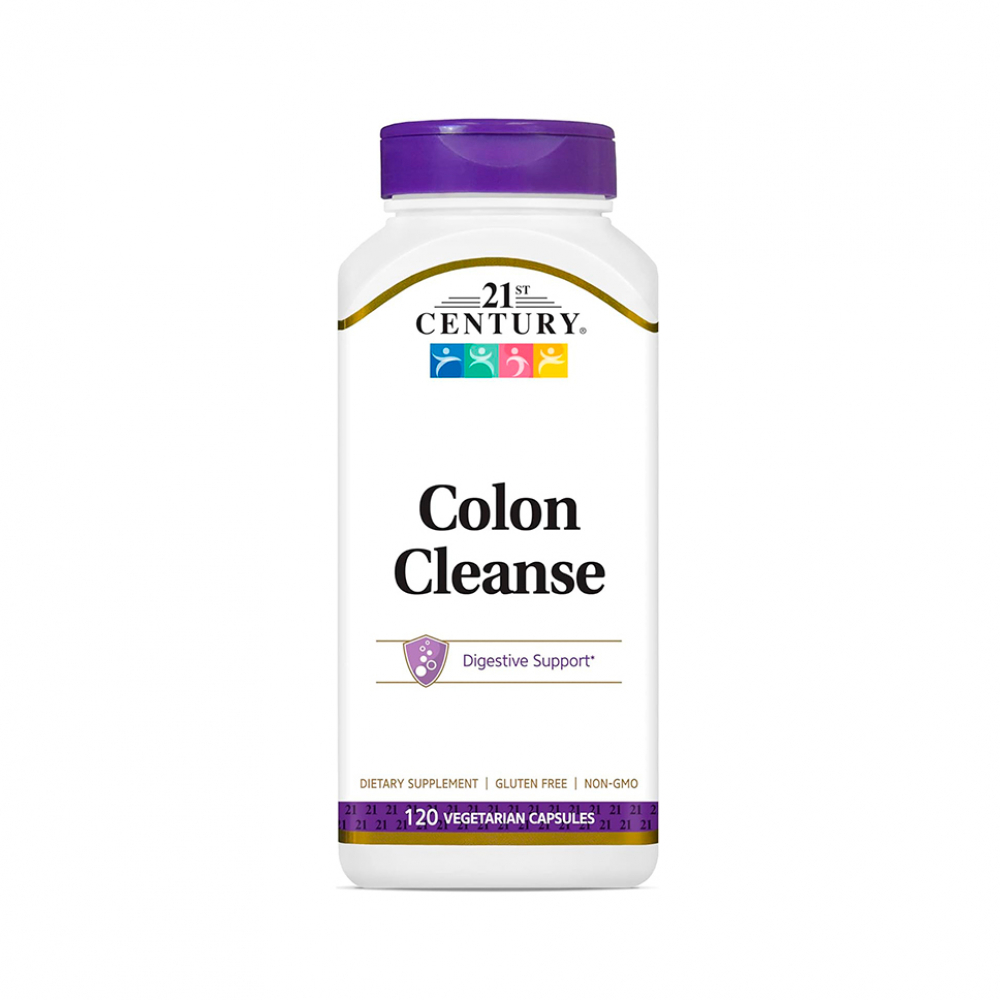 Limpieza de colon. Apoyo digestivo 21st Century (120 cápsulas) - Miniatura 3