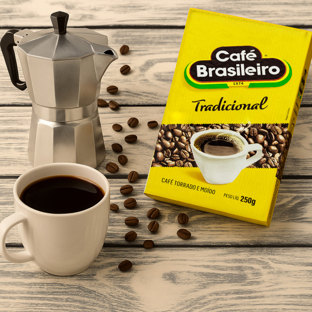 Café extra fuerte Brasileiro + Leche condensada con grasa vegetal Kada + Café tradicional Brasileiro - Miniatura 4