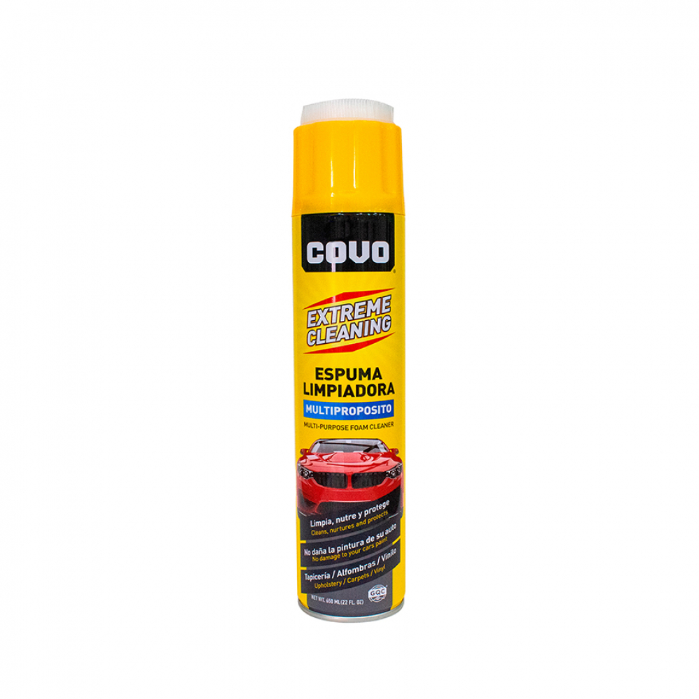 Limpiador spray de espuma multiusos para autos y otras superficies lavables Covo (650 ml / 22 fl. oz.) - Miniatura 2