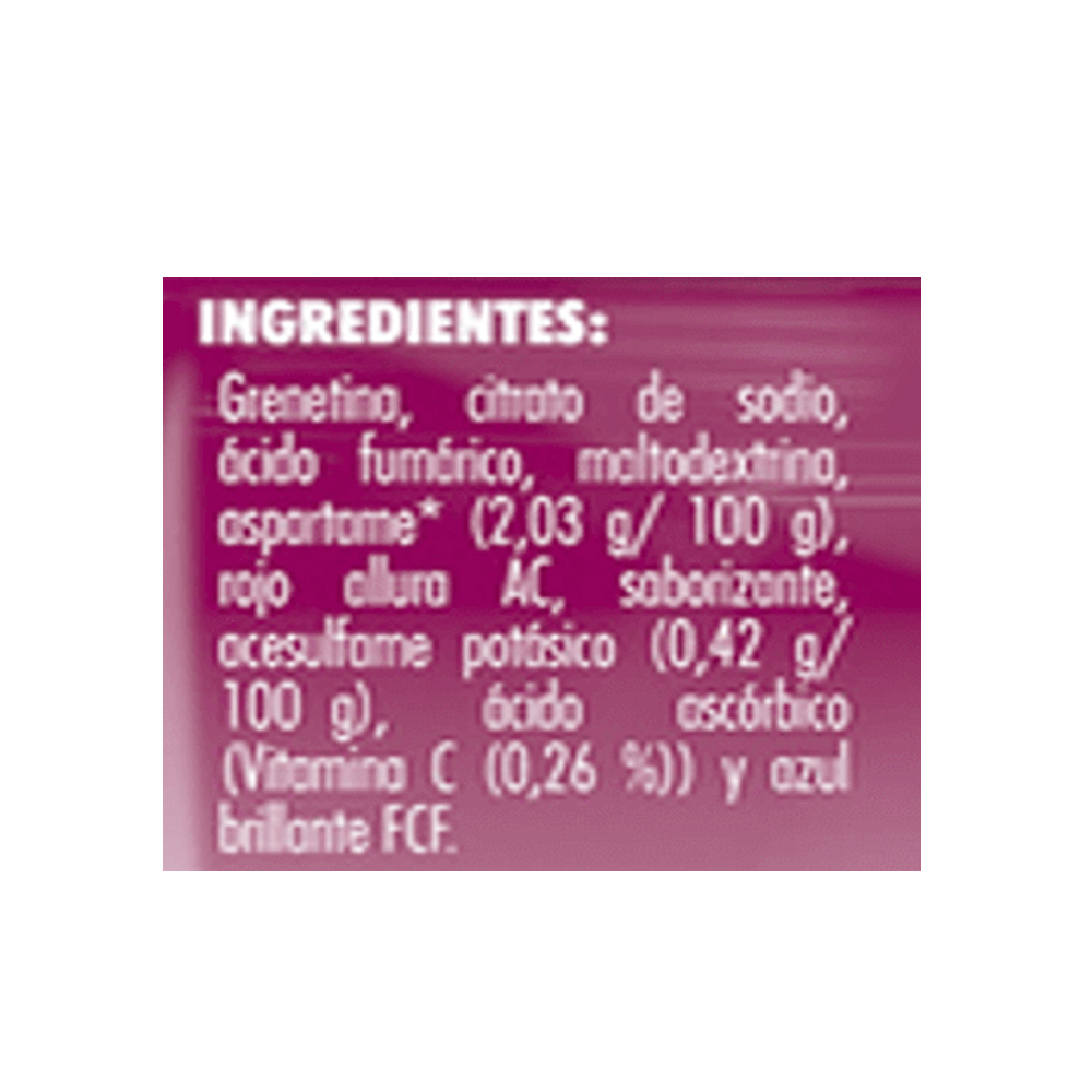 Gelatina sin azúcar fortificada con vitamina C sabor cereza Jell-O (25 g) - Miniatura 3