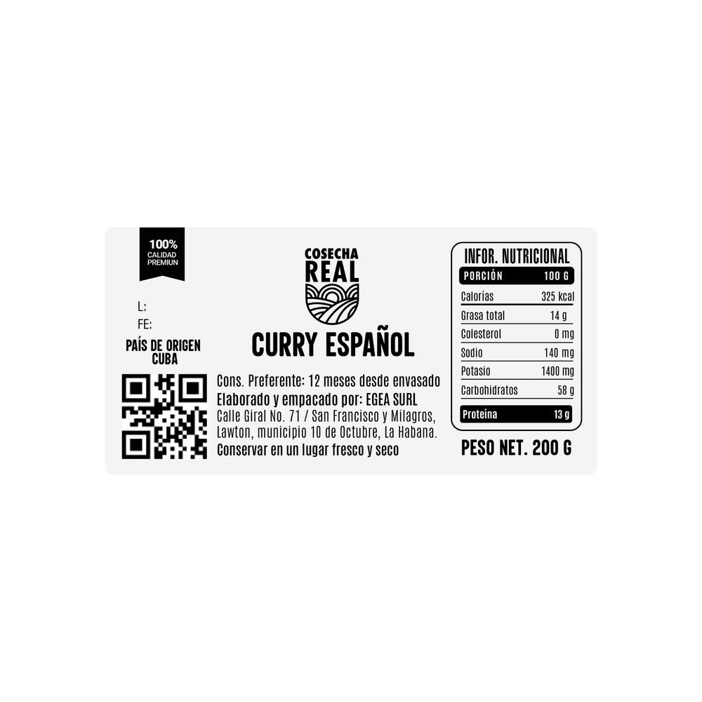 Curry español Cosecha Real (200 g / 7.05 oz) - Miniatura 3