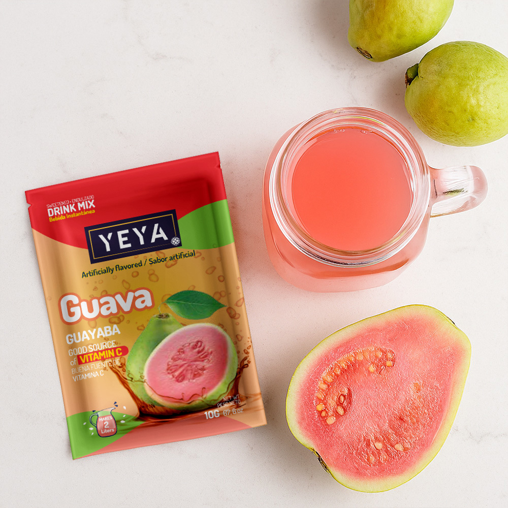 Refresco instantáneo sabor guayaba YEYA (10 g) - Miniatura 2