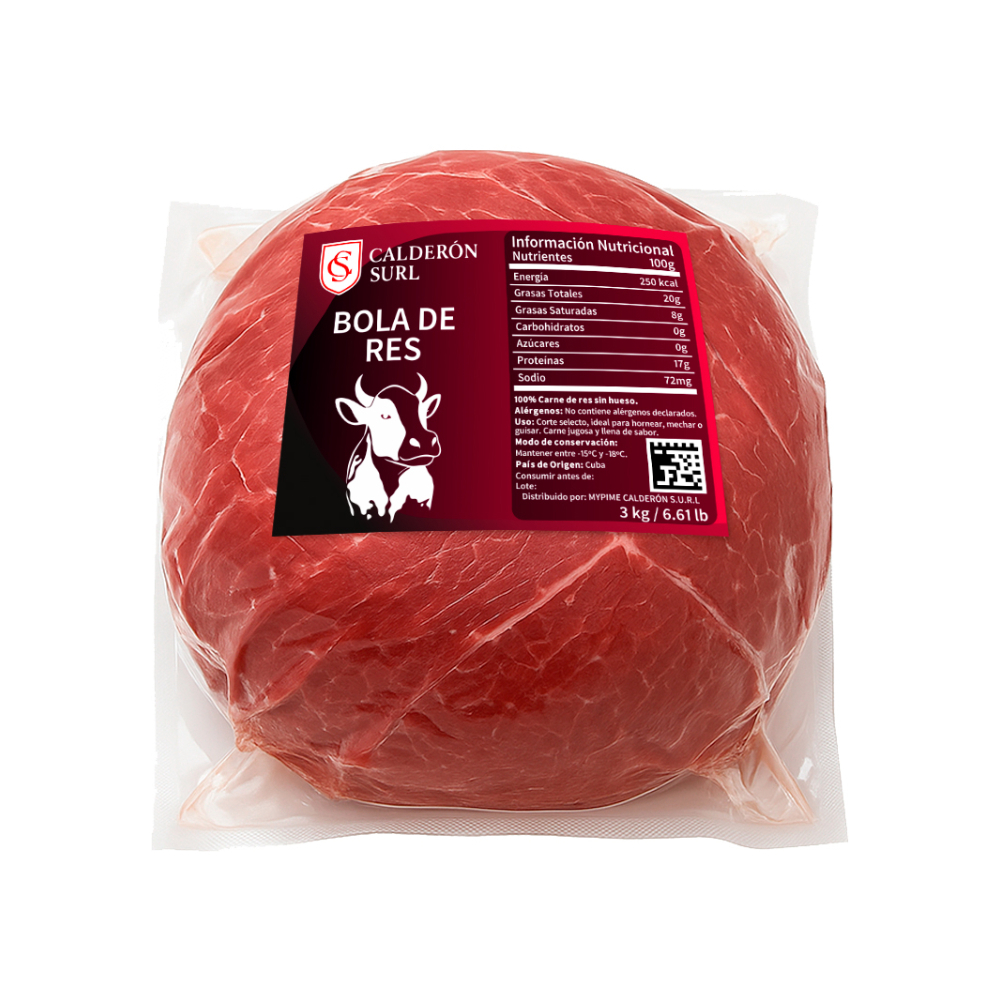 Calderon beef round (3 kg / 6.61 lb) | Online Agency to Buy and Send ...
