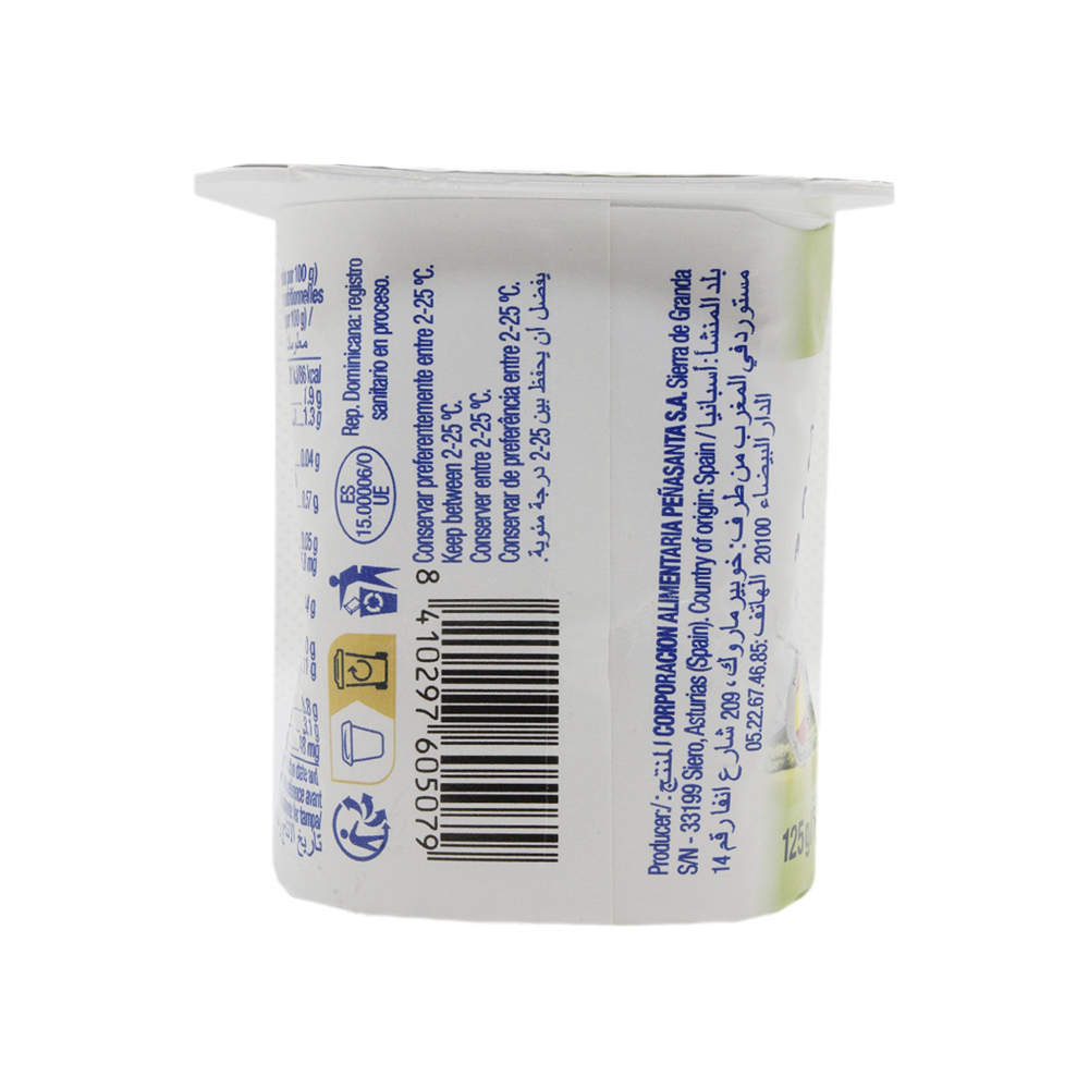 Yogur sabor multifruta Asturiana (4 x 125 g / 4.4 oz) - Miniatura 2