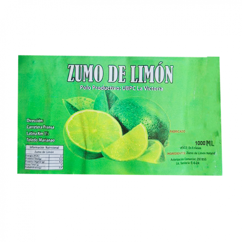 Zumo de limón (1 L) - Miniatura 4