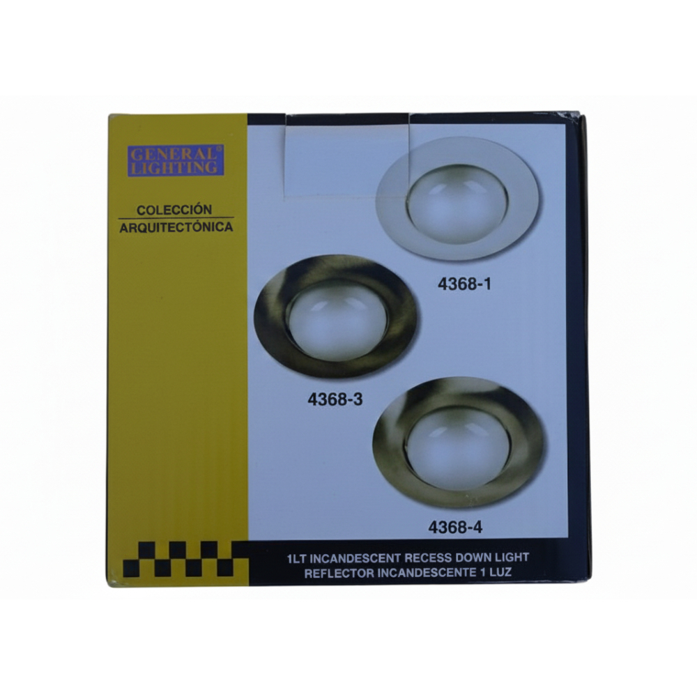 Reflector incandescente de empotrar de 1 luz General Lighting - Miniatura 3