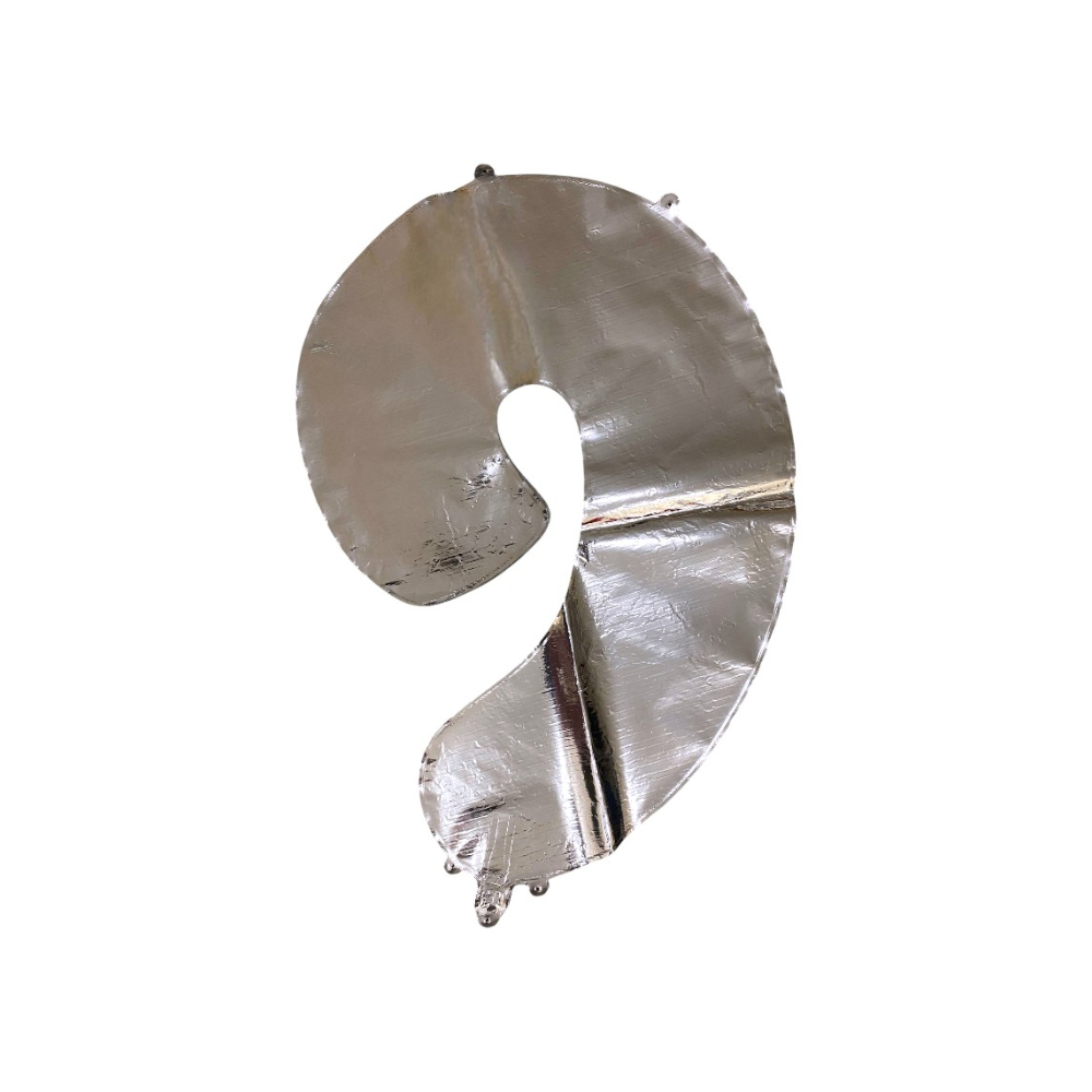 Globo plateado Número 9 Balloon (32 pulgadas) - Miniatura 4