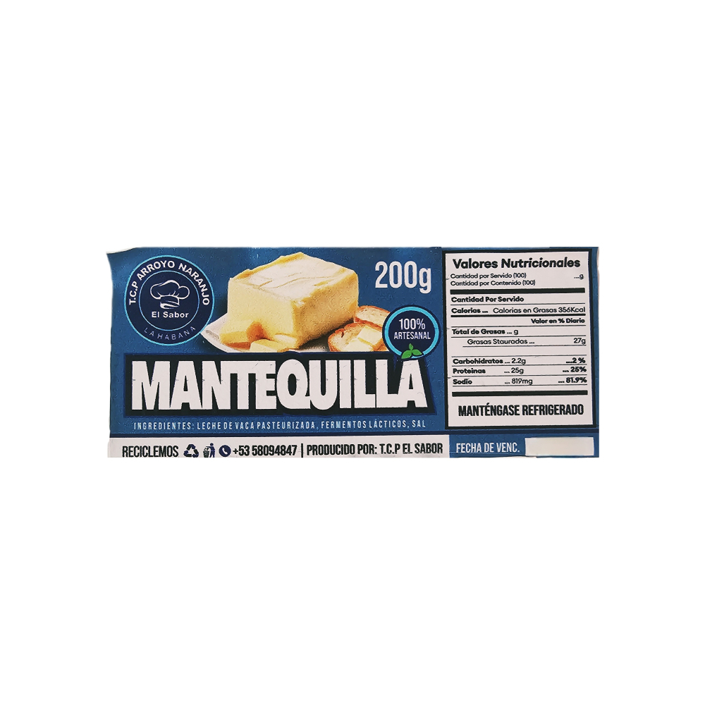 Mantequilla con sal El Sabor (200 g / 7.05 oz) - Miniatura 2