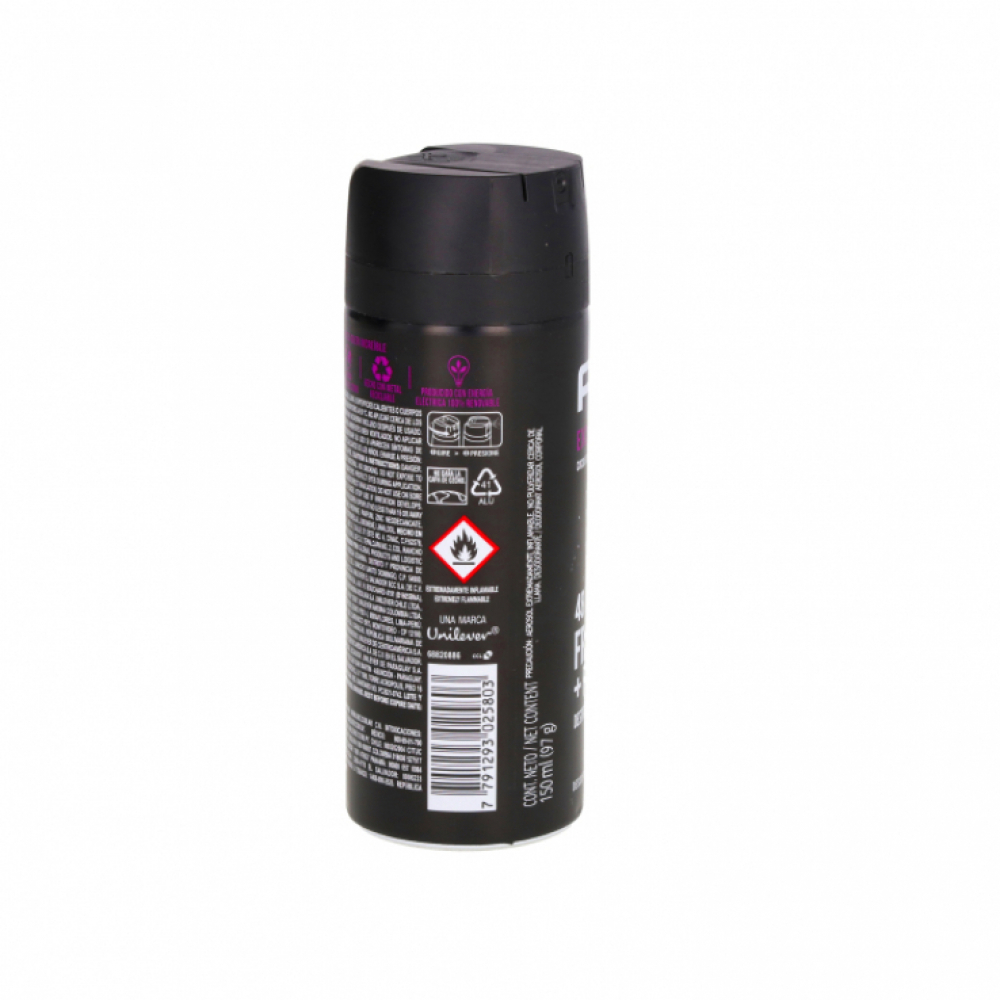Desodorante y spray corporal para hombres Excite Axe (150 ml) - Miniatura 2