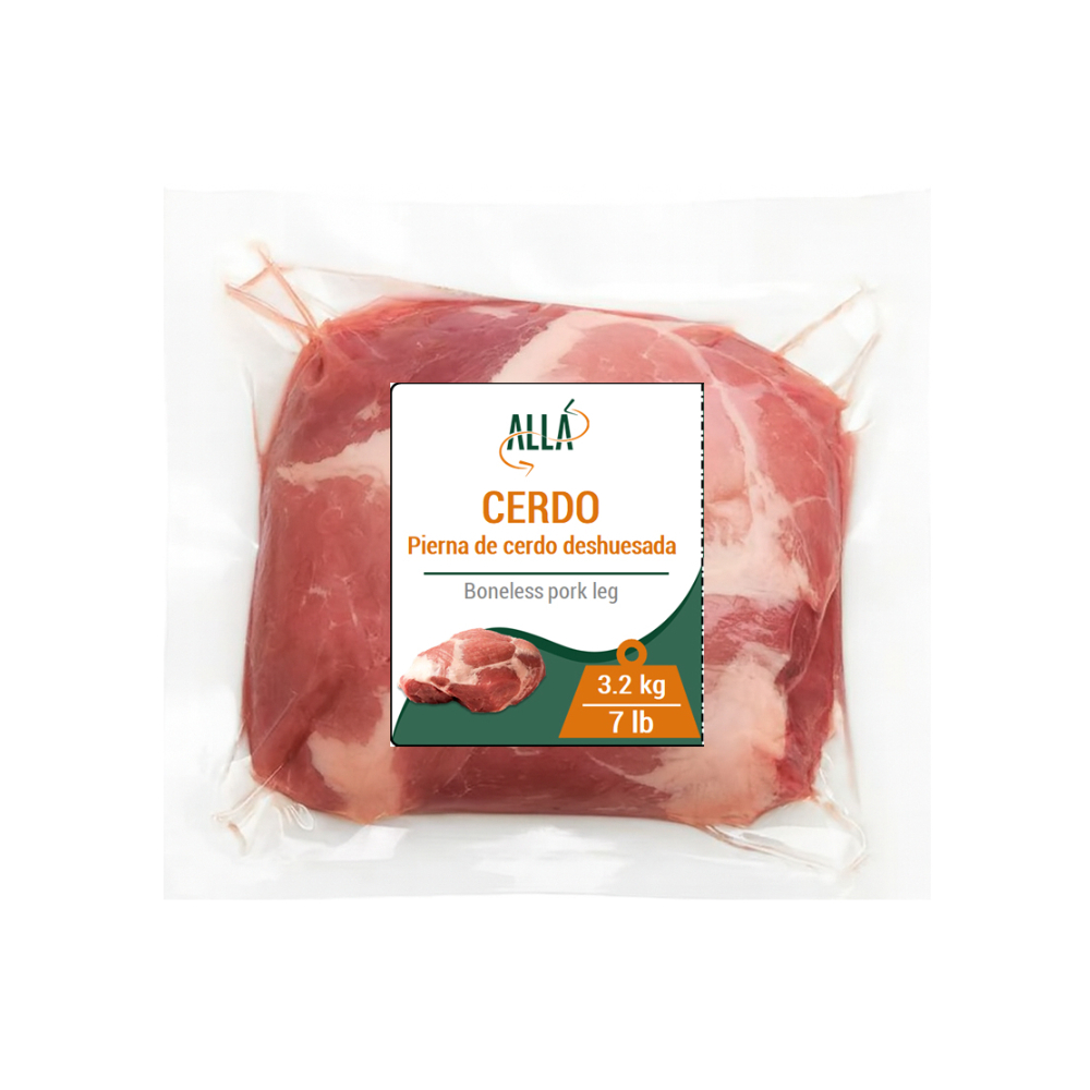 Pierna de cerdo deshuesada ALLÁ (3.2 kg / 7 lb) - Miniatura 2