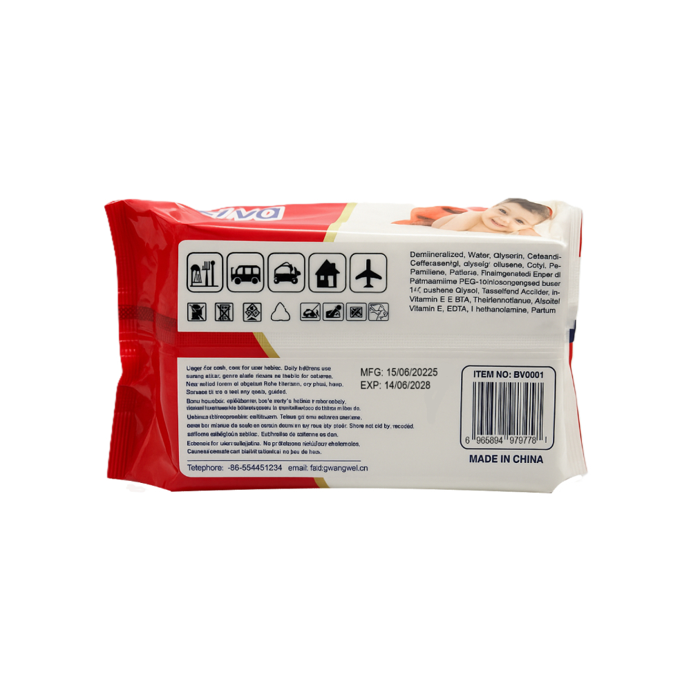 Toallitas húmedas para bebé Brisa Viva (100 U) - Miniatura 3