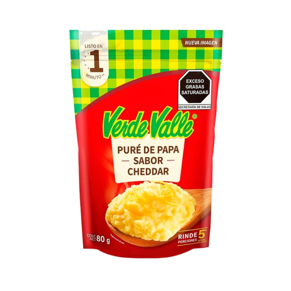 Pure de papá con sabor a queso Verde Valle (80 g / 2.82 oz) - Miniatura 2