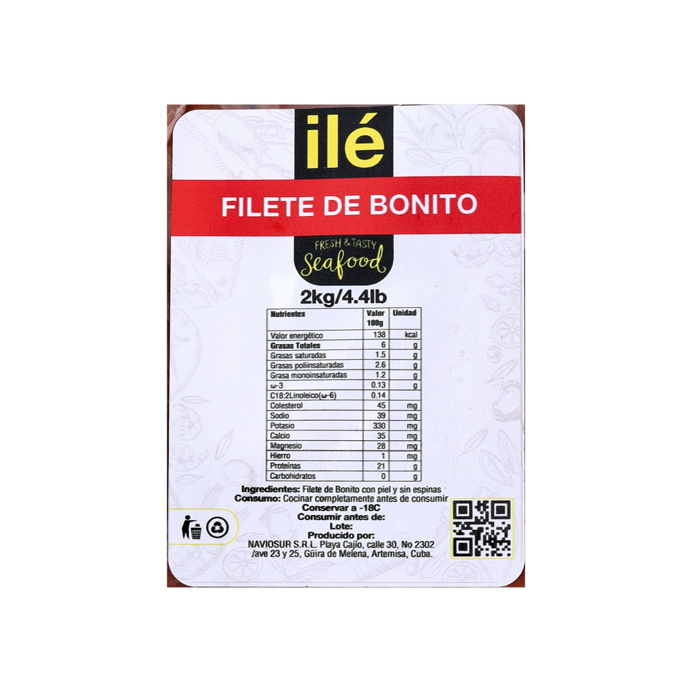 Filete de pescado bonito Ilé (2 kg / 4.4 lb) - Miniatura 2