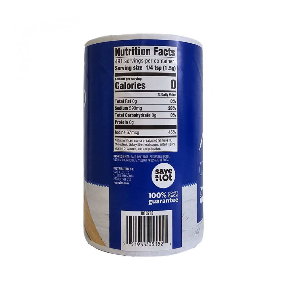 Sal yodada Marcum (737 g / 1.6 lb) - Miniatura 3