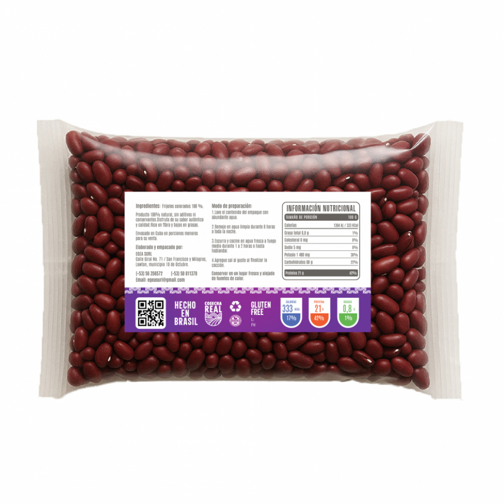 Frijoles colorados Cosecha Real (3 x 1 kg / 2.2 lb) - Miniatura 3