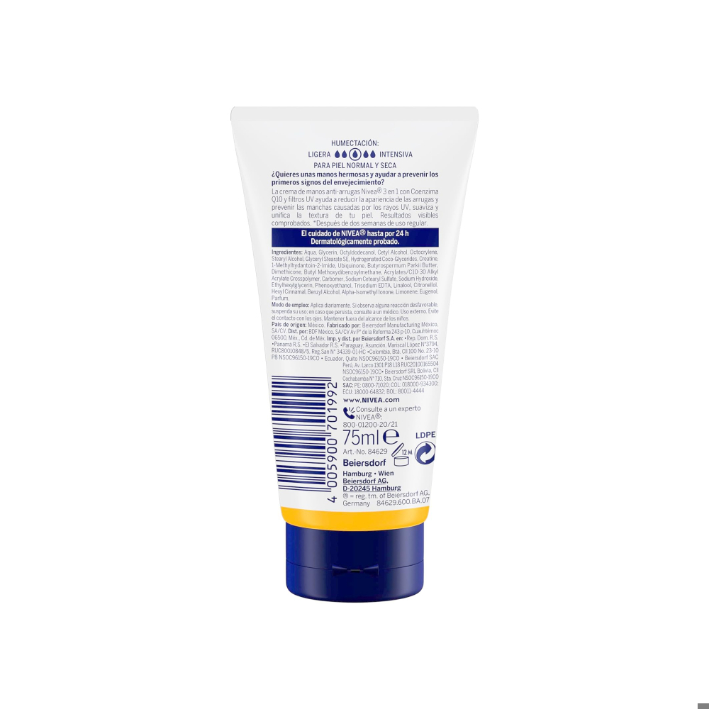 Crema para manos anti-arrugas Nivea (75 ml) - Miniatura 3
