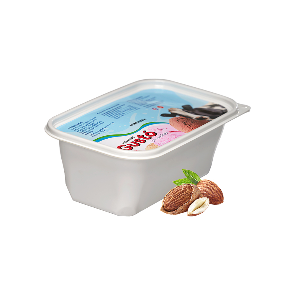 Helado Premium de almendra Gustó (2 L) - Imagen 1