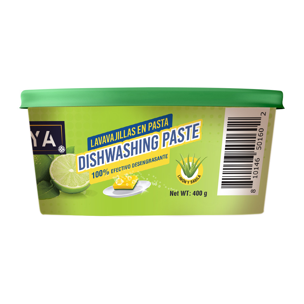 Lavavajillas en pasta - limón y aloe vera - YEYA (400 g / 14.10 oz) - Miniatura 2