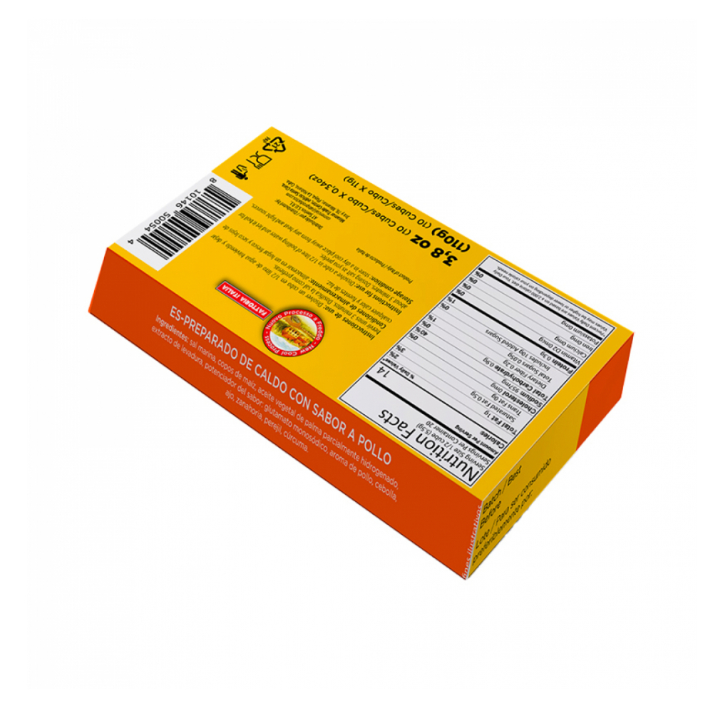 Caja de caldo sabor a pollo YEYA (48 x 110 g / 3.8 oz) - Miniatura 4