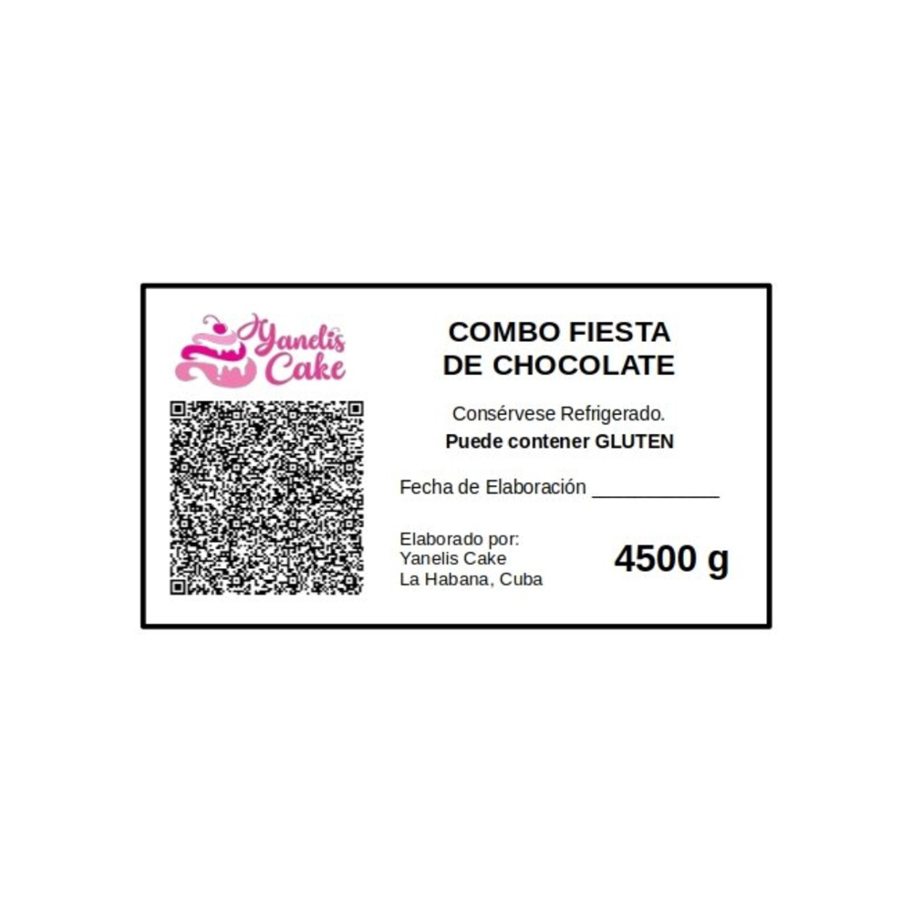 Fiesta de chocolate Yanelis Cake (15 comensales) - Miniatura 2