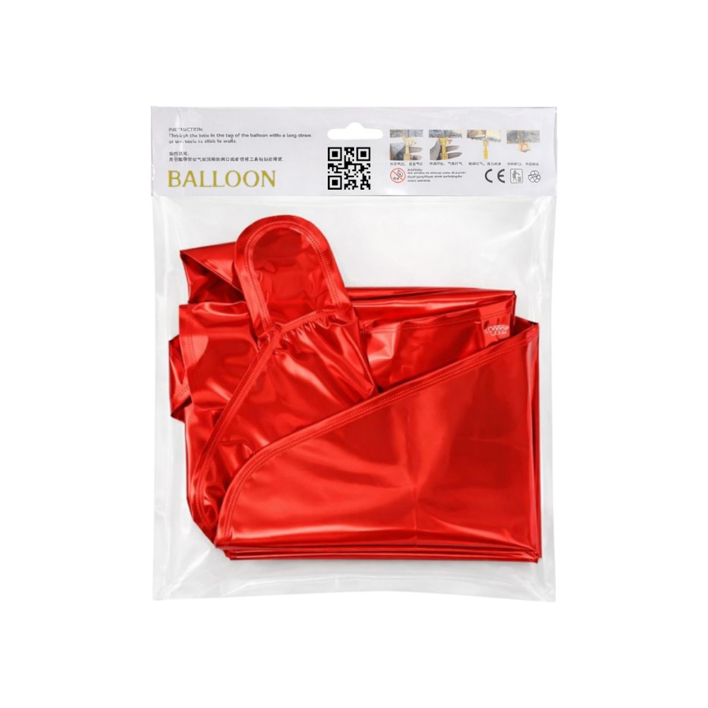 Globo "love" en rojo Ballon - Miniatura 3