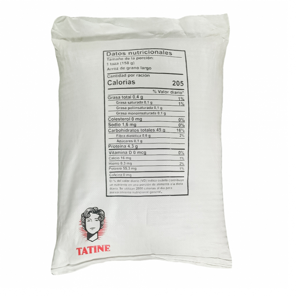 Arroz de grano largo 5% de grano partido Tatine (5 x 25 kg / 55.1 lb) - Miniatura 3