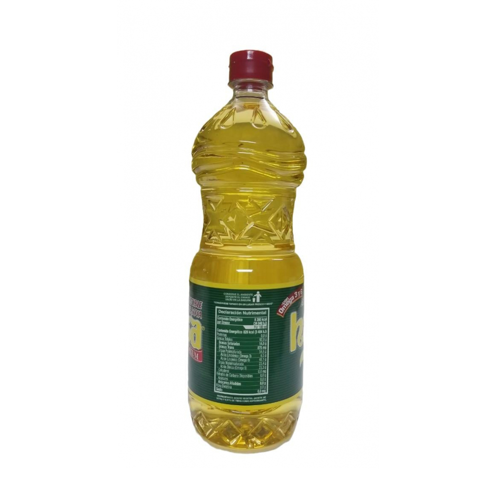 Aceite puro de soya Hysa (1 L) - Miniatura 4