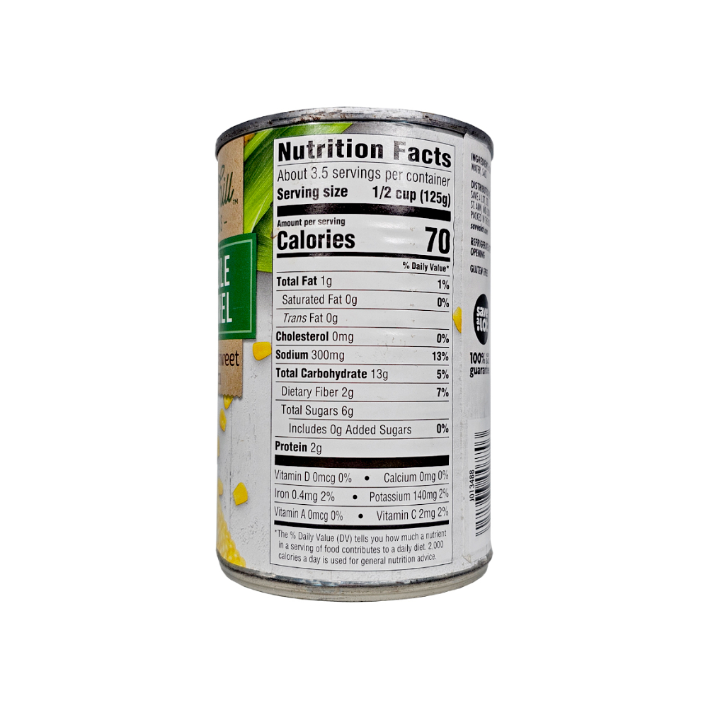 Maíz dulce dorado de grano entero Fairhill Farms (432 g / 15.25 oz) - Miniatura 3