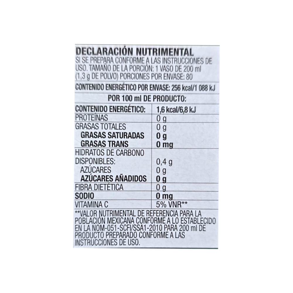 Refresco instantáneo sabor Jamaica Zuko (104 g / 3.67 oz) - Miniatura 4