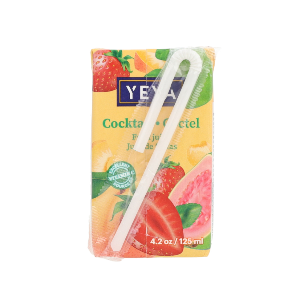 Jugo de frutas sabor coctel YEYA (125 ml / 4.2 oz) - Miniatura 2