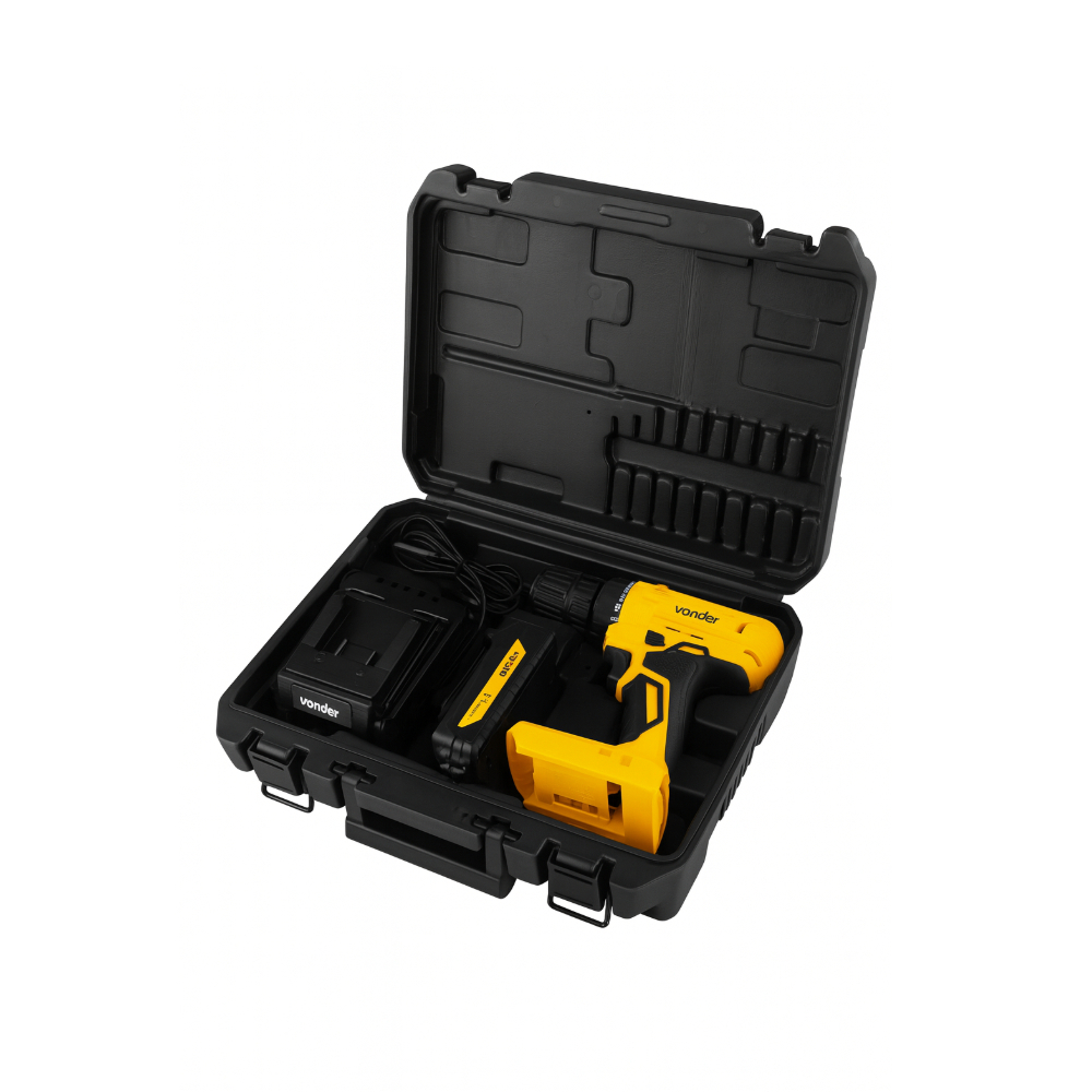 Taladro atornillador eléctrico portátil 3/8'' de 18 V Vonder IPFV1852 - Miniatura 2