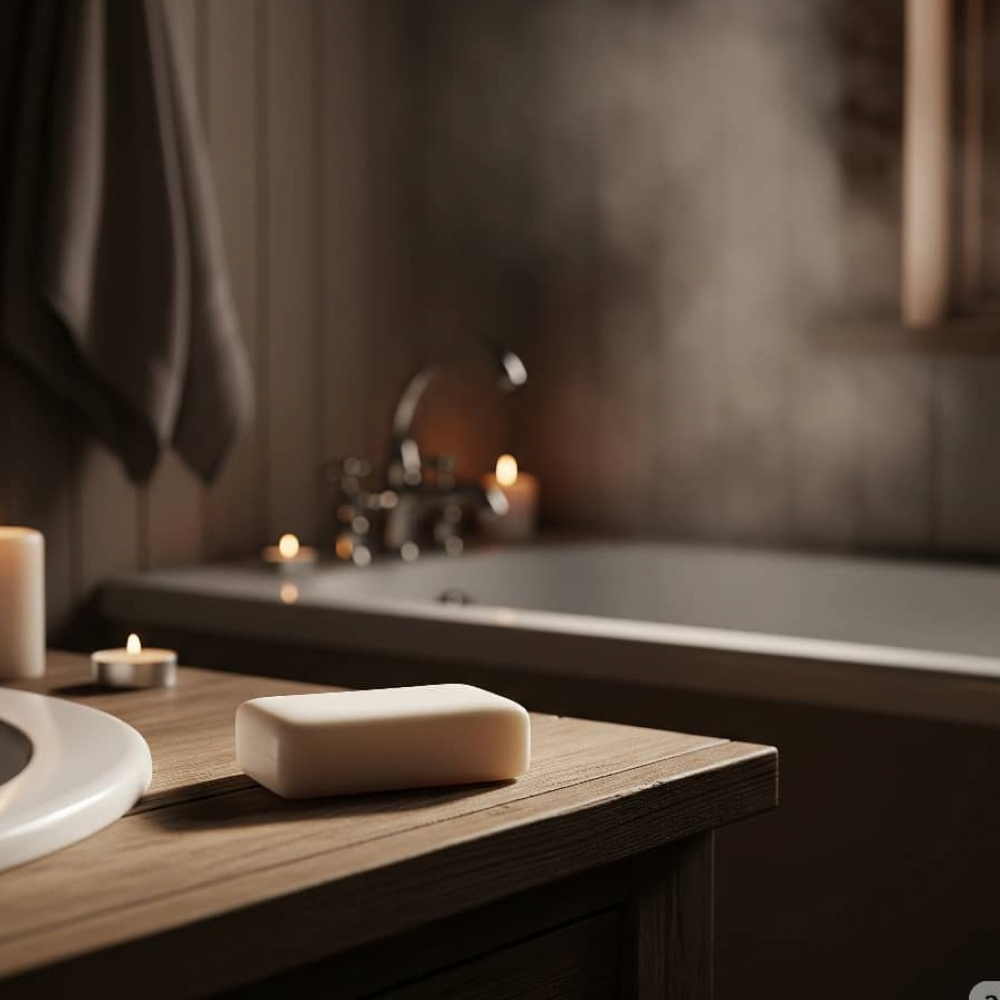 Jabón de tocador con aroma floral violetas Natural S&C (75 g / 2.64 oz) - Miniatura 4