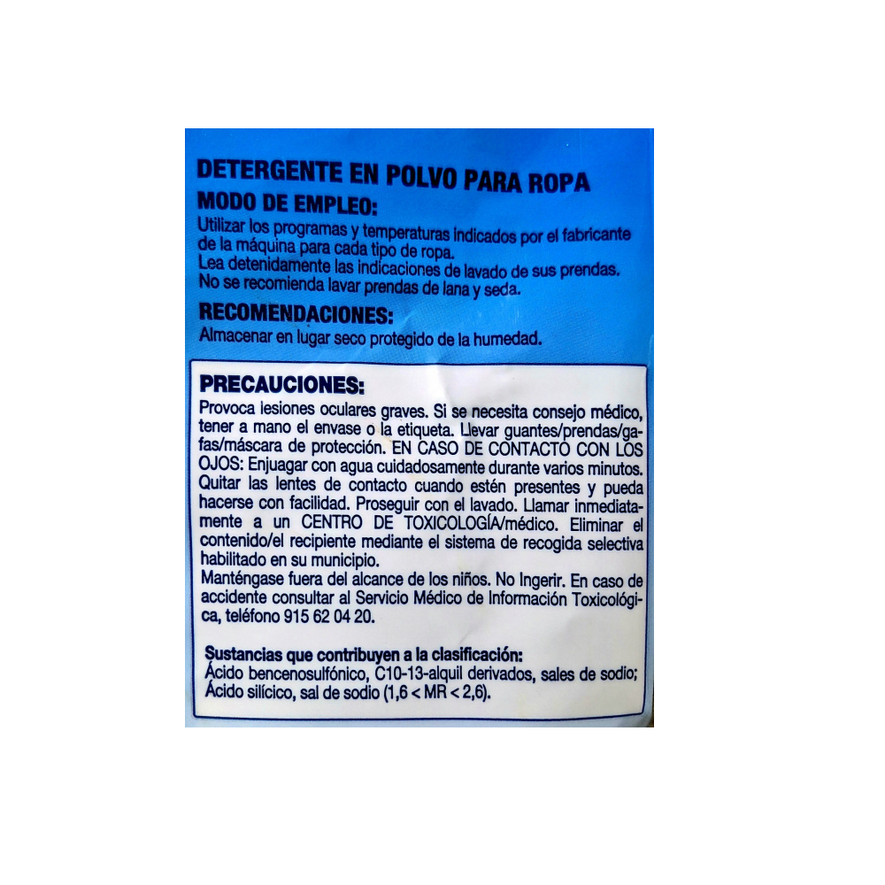 Detergente en polvo Esil (5 kg / 11 lb) - Miniatura 3