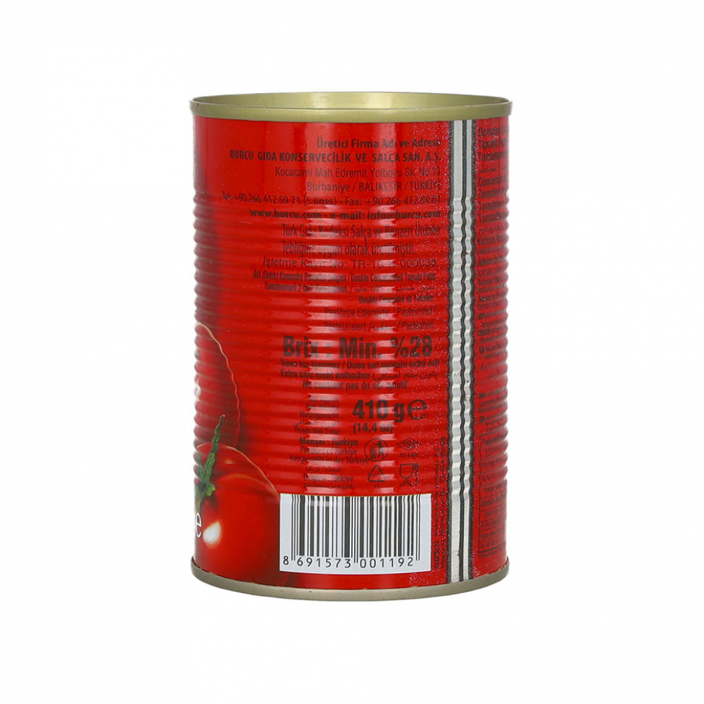 Pasta de tomate Burcu (410 g / 14.4 oz) - Miniatura 2