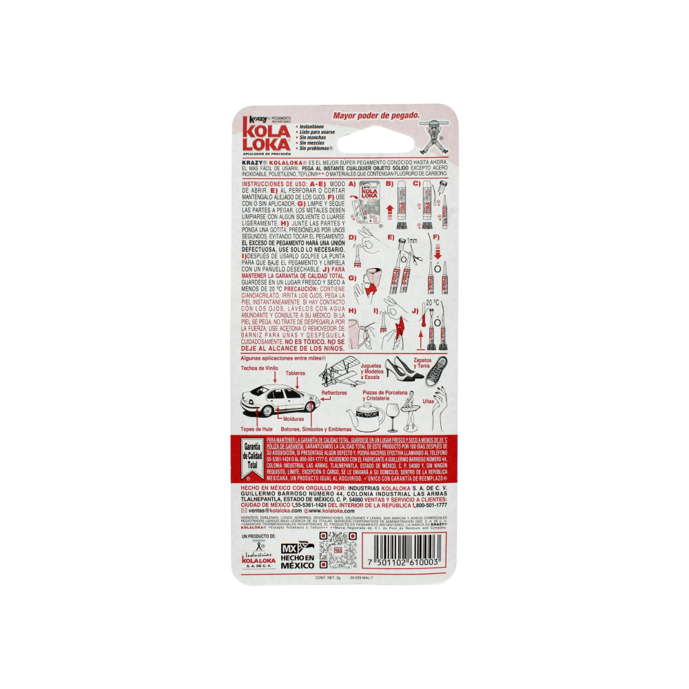Pegamento instantáneo Kola Loka (2 g) - Miniatura 3