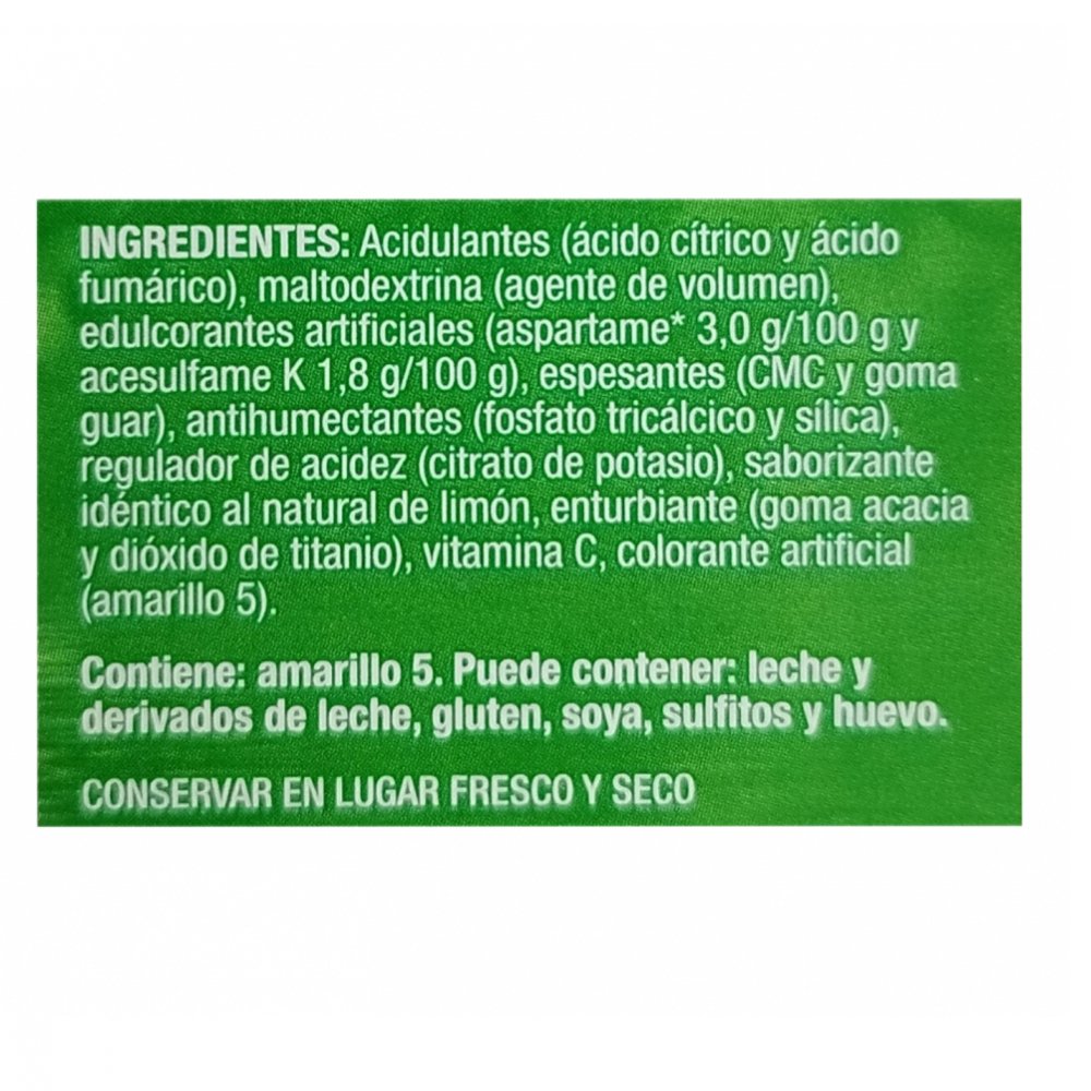 Refresco sabor limon Zuko (12 x 8 x 13 g) - Miniatura 4