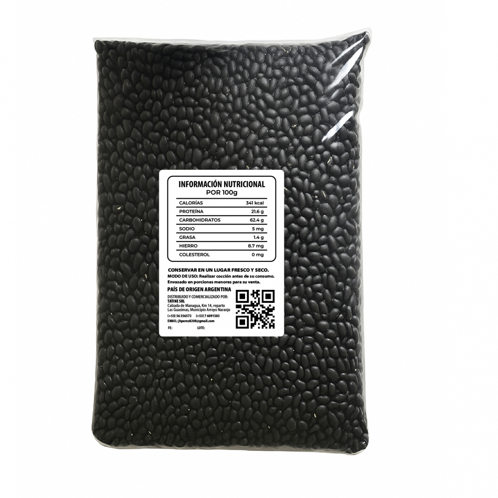 Frijoles negros Campo Vivo (454 g / 1 lb) - Miniatura 3