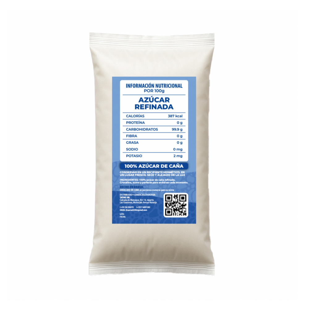 Azúcar blanca refinada Campo Vivo (8 x 1 kg / 2.2 lb) - Miniatura 3