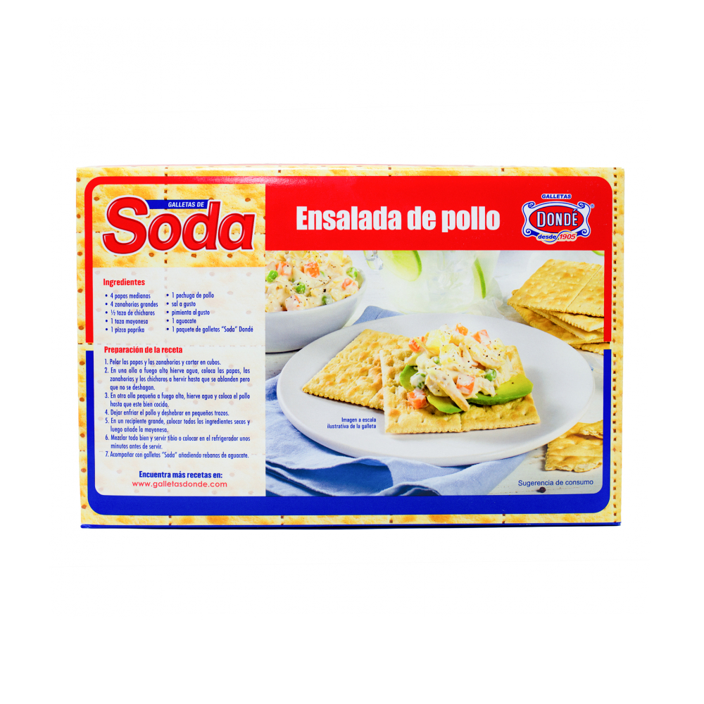 Galletas de soda Dondé (5 x 800 g / 1.76 lb) - Miniatura 4