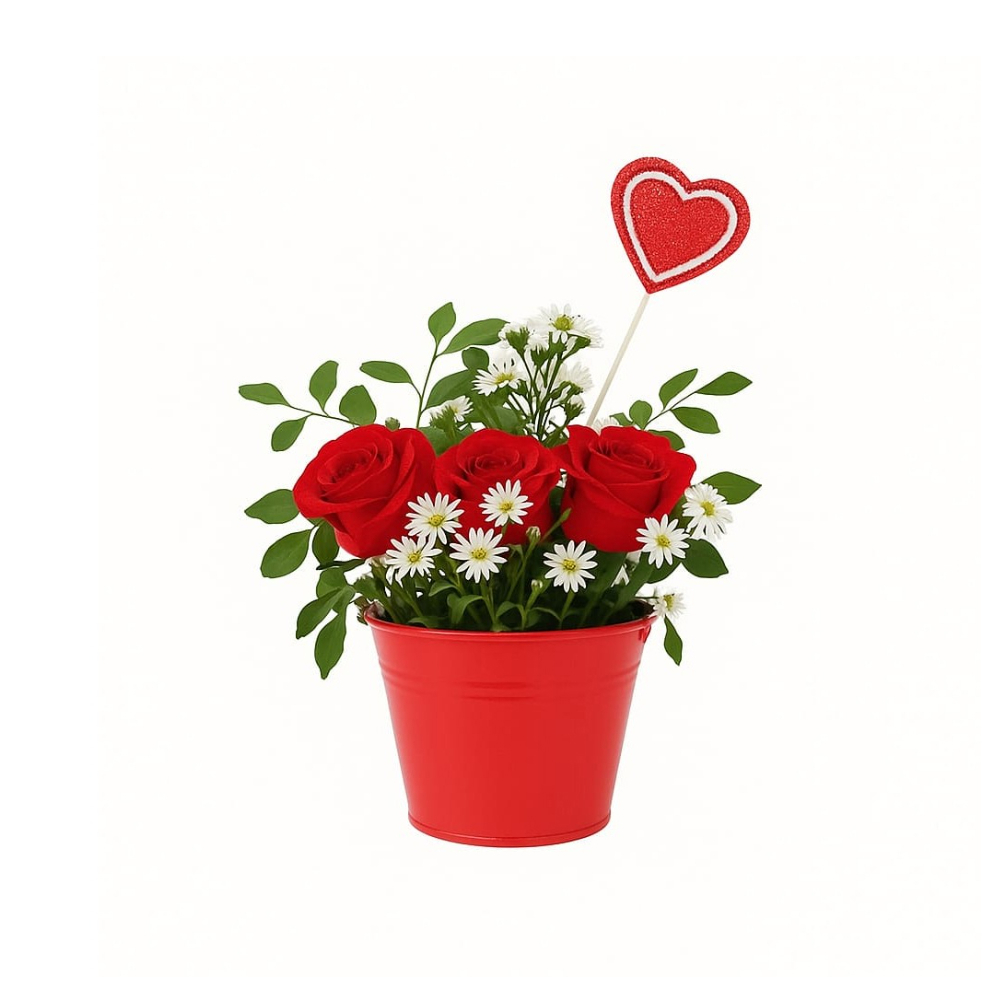 Confección de rosas en latica roja Ola Cake - Miniatura 2