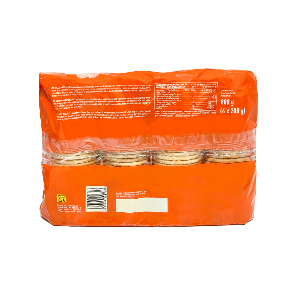 Galletas maría El Corte Inglés (800 g / 1.76 lb) - Miniatura 2