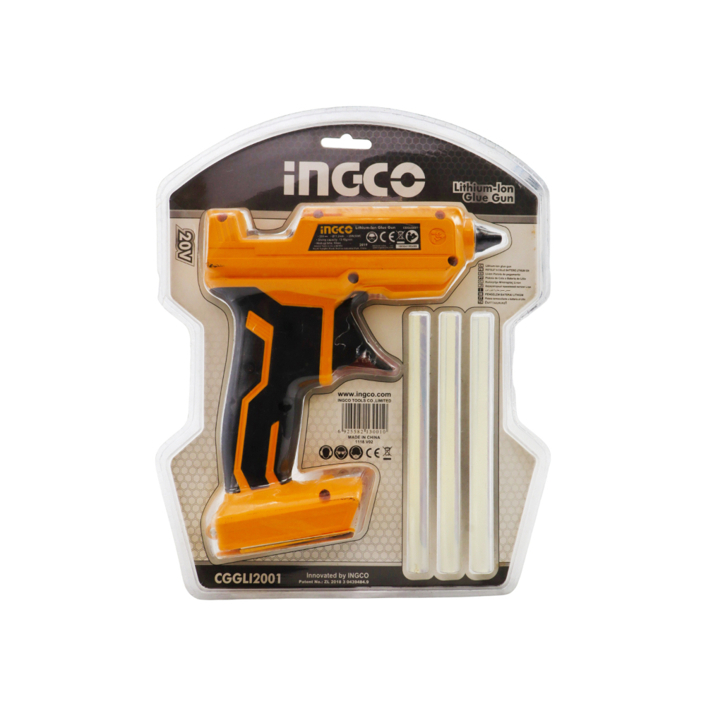 Pistola de silicona inalámbrica 20 V Ingco CGGLI2001 - Miniatura 3