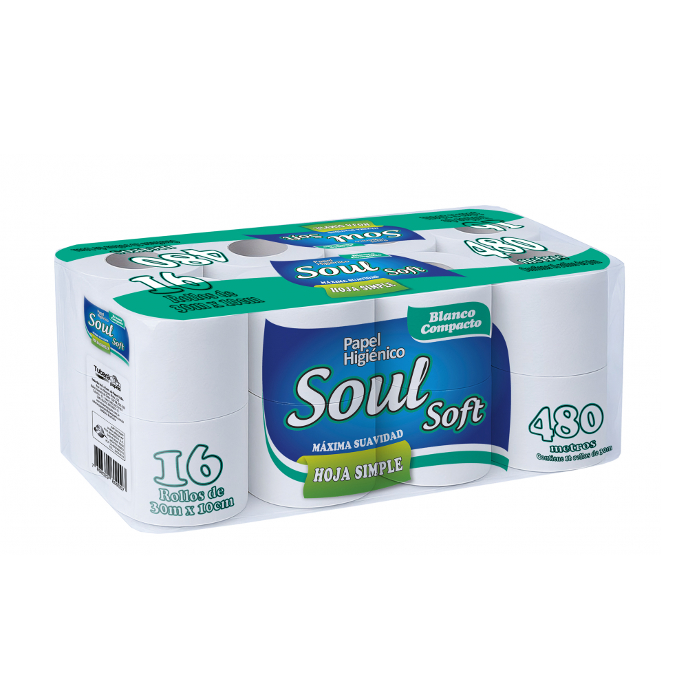 Papel sanitario Soul soft (16 U) - Miniatura 2