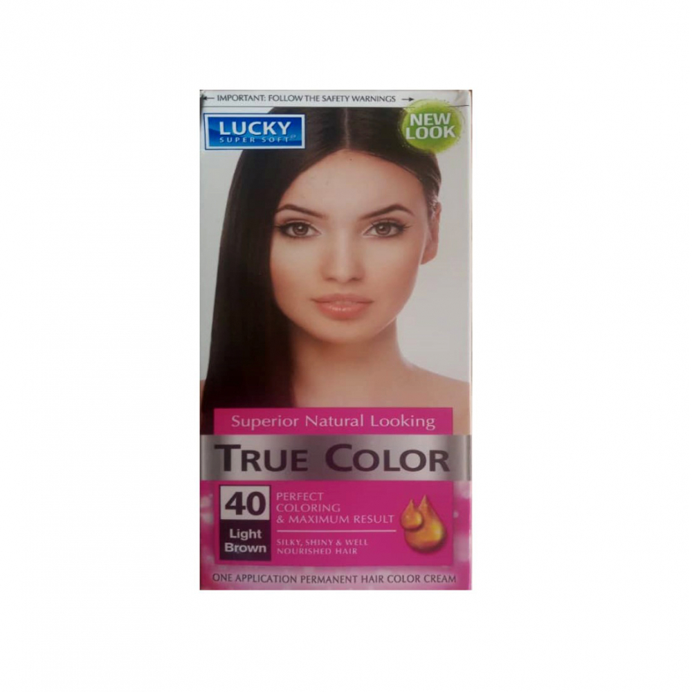 Tinte de cabello para mujer color castaño claro #40 Lucky Super Soft (40 ml / 1.36 fl. oz) - Miniatura 2