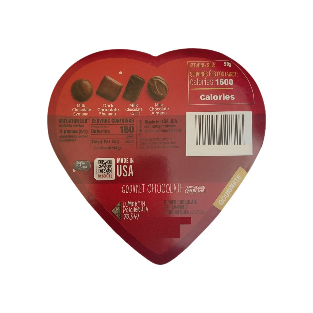 Bombones motivo rosas Happy Valentine's Day (45 g / 1.6 oz) - Miniatura 2